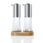 Distributeur de vinaigre et huile en cristal ménager